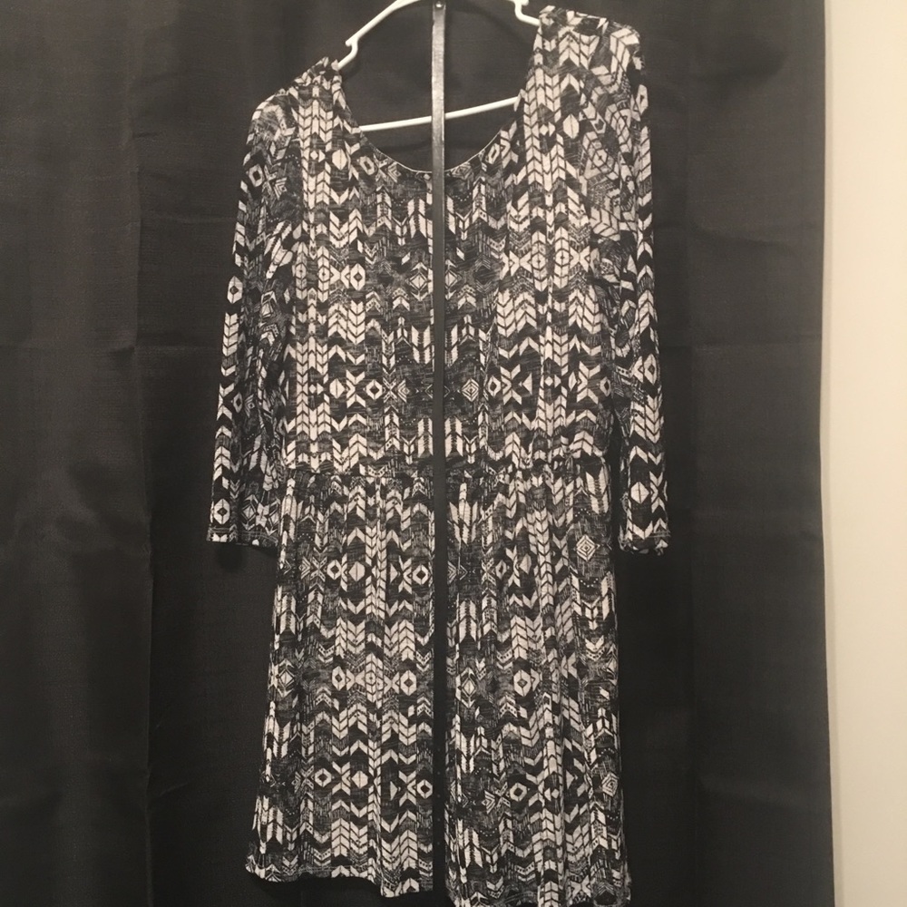 Belted Aztec dress!